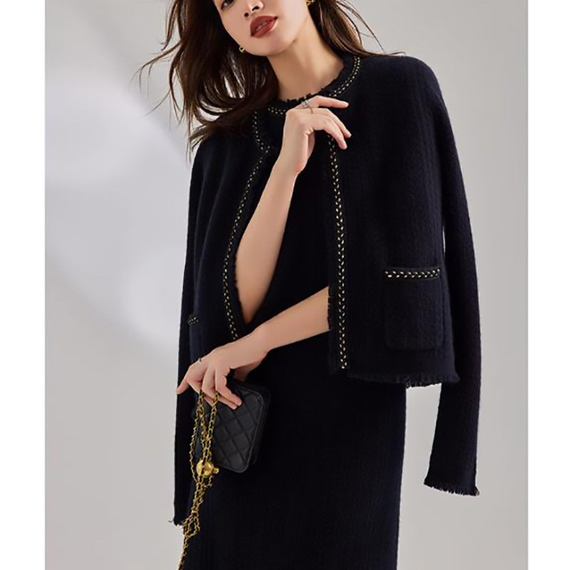 Veste Boléro Tricot Élégante Femme Chic und Stil