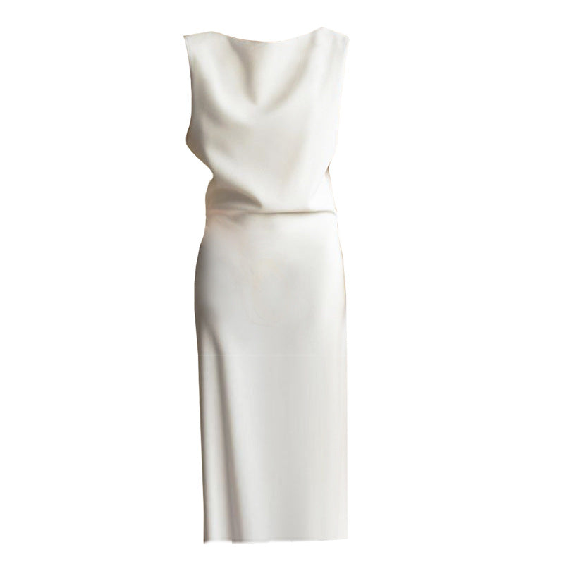 Robe midi sans manches sophistiquée pour femmes Chic und Stil