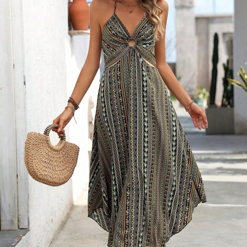 Robe maxi bohème chic Chic und Stil