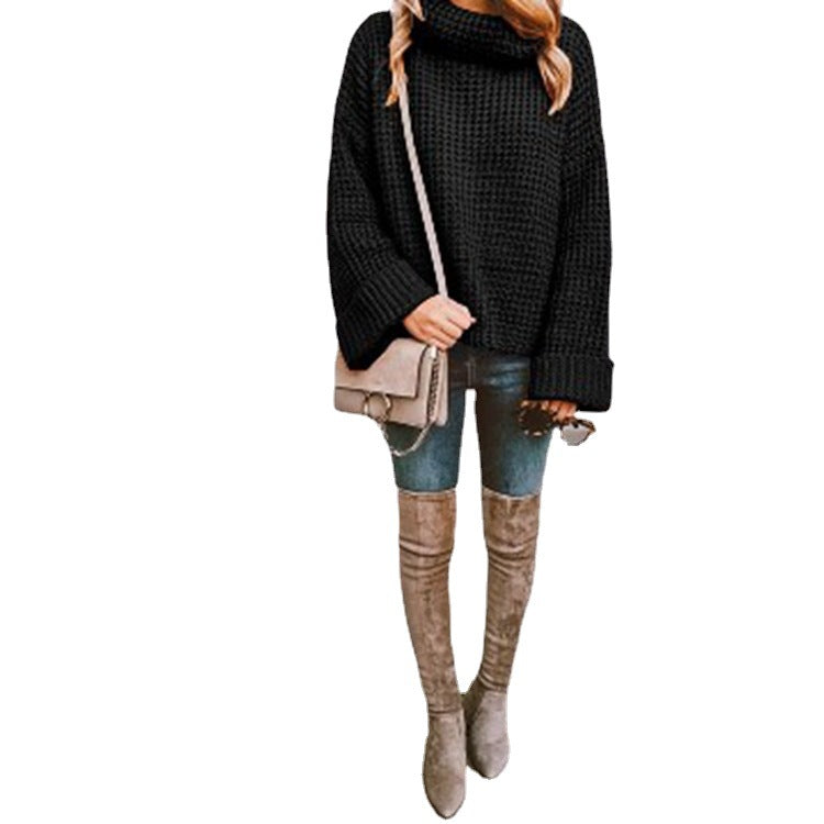 Dames gros pull en tricot Chic und Stil
