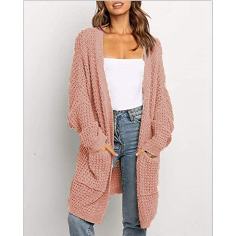 Cardigan tricot pour femmes avec coupe décontractée et poches Chic und Stil