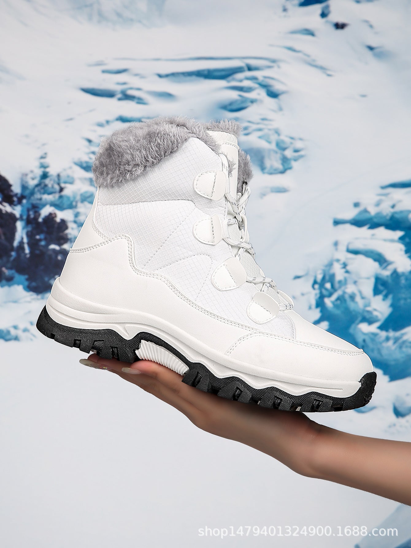 Bottes d'hiver chaudes pour dames avec polaire isolante et semelle antidérapante Chic und Stil