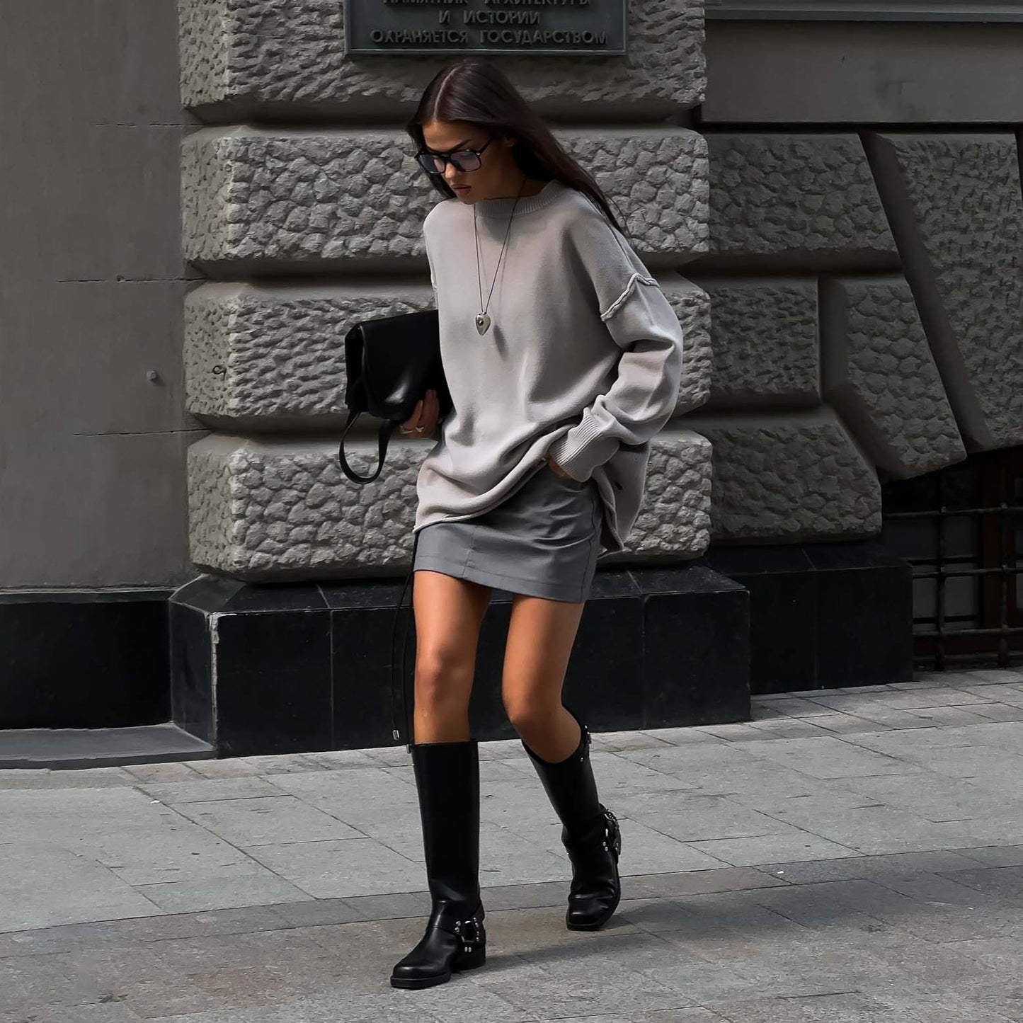 Pull en tricot oversize pour femmes avec coupe décontractée et détails tendance Chic und Stil