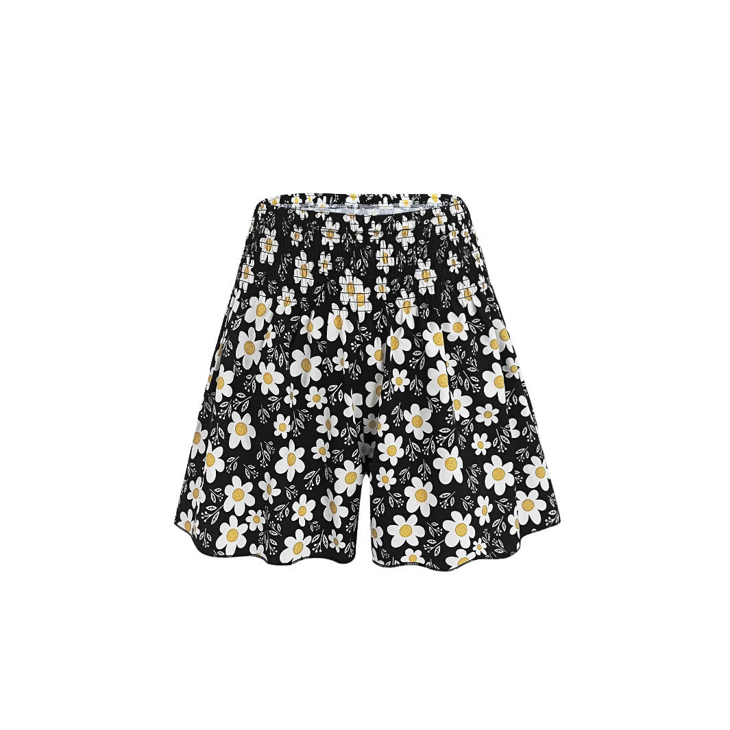 Shorts Chic und Stil à coupe décontractée imprimé floral pour femmes