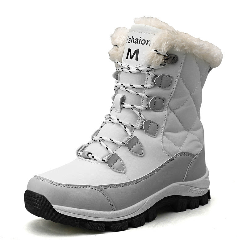 Bottes d'hiver pour femmes avec doublure isolante et semelle antidérapante Chic und Stil