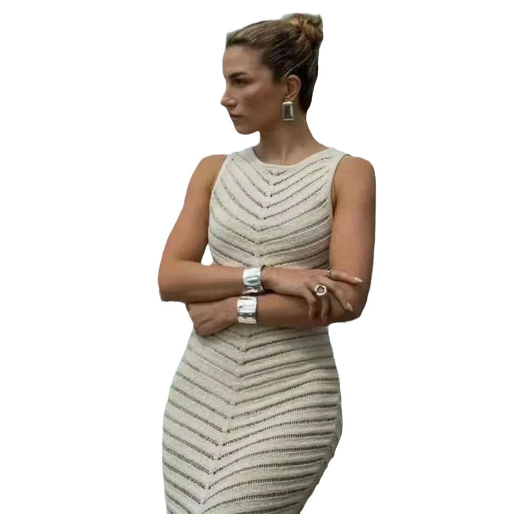 Robe maxi pour femmes avec une coupe élégante et des volants raffinés Chic und Stil