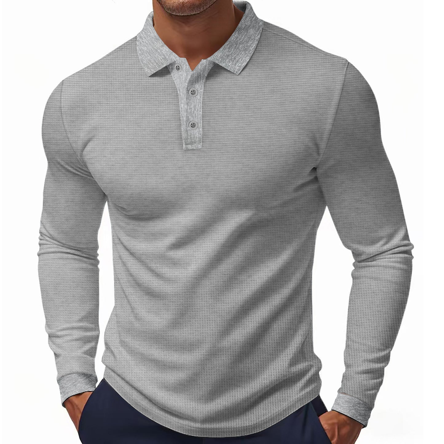 Men's Long Sleeve Polo Chic and Style
