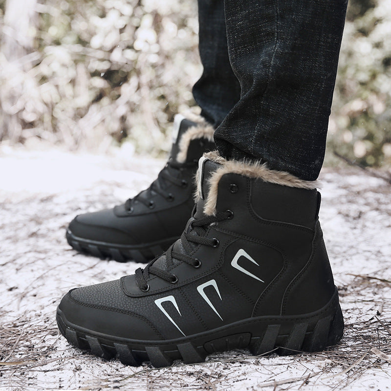 Bottes d'hiver pour femmes avec col en fausse fourrure et semelle antidérapante Chic und Stil