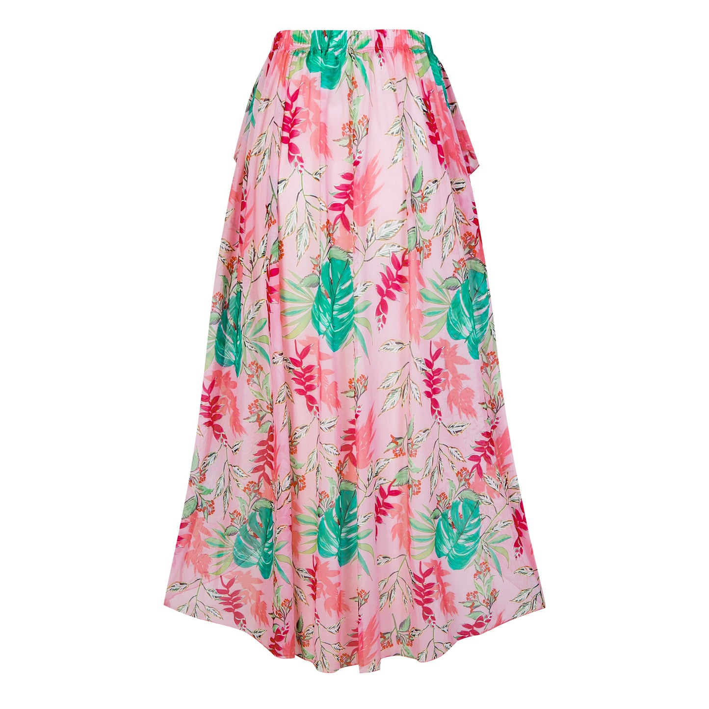 Maillot de bain femme avec décolleté en nœud raffiné et jupe maxi florale Chic und Stil