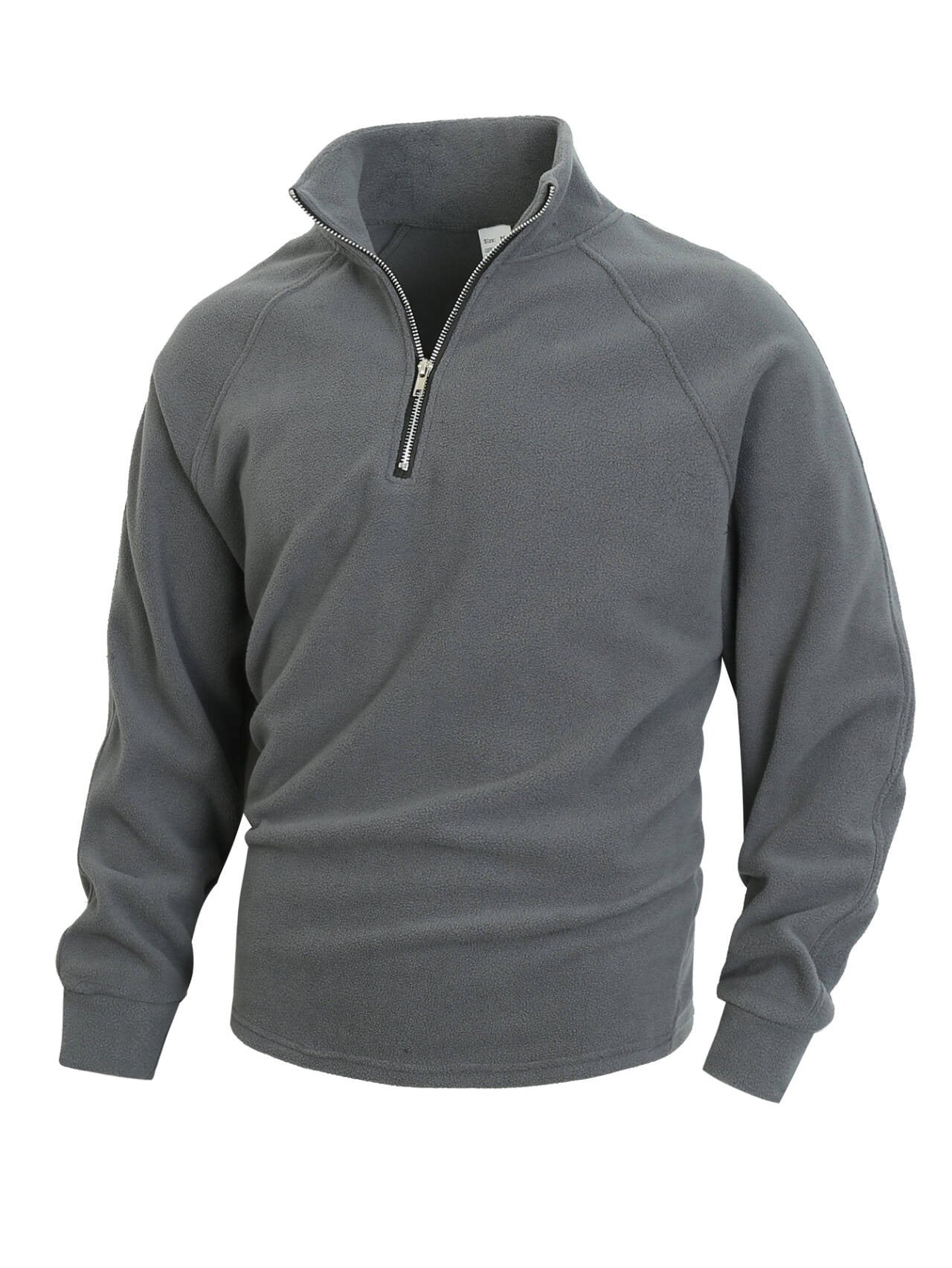 Pull en polaire pour hommes avec demi-zip et poignets élastiques Chic und Stil