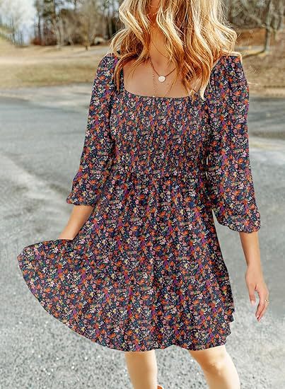 Robe à fleurs Chic und Stil pour femmes