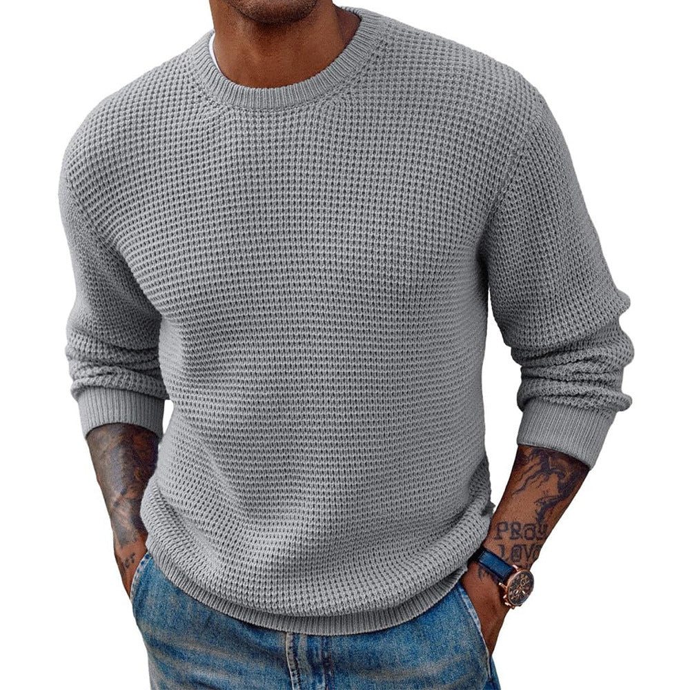 Pull en maille pour homme avec tissu texturé Chic und Stil