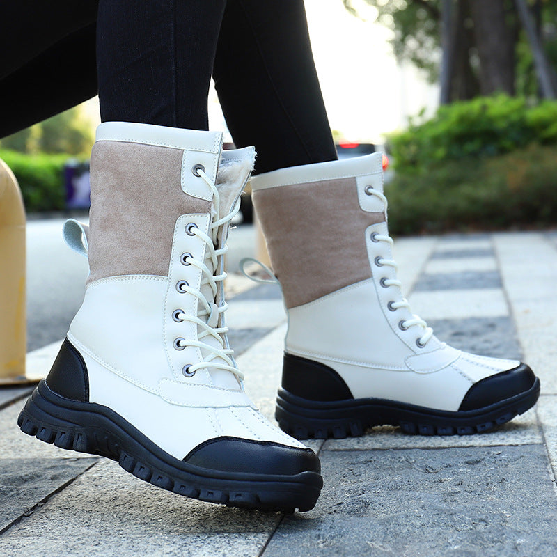 Bottes d'hiver pour femmes doublées avec semelle antidérapante Chic und Stil