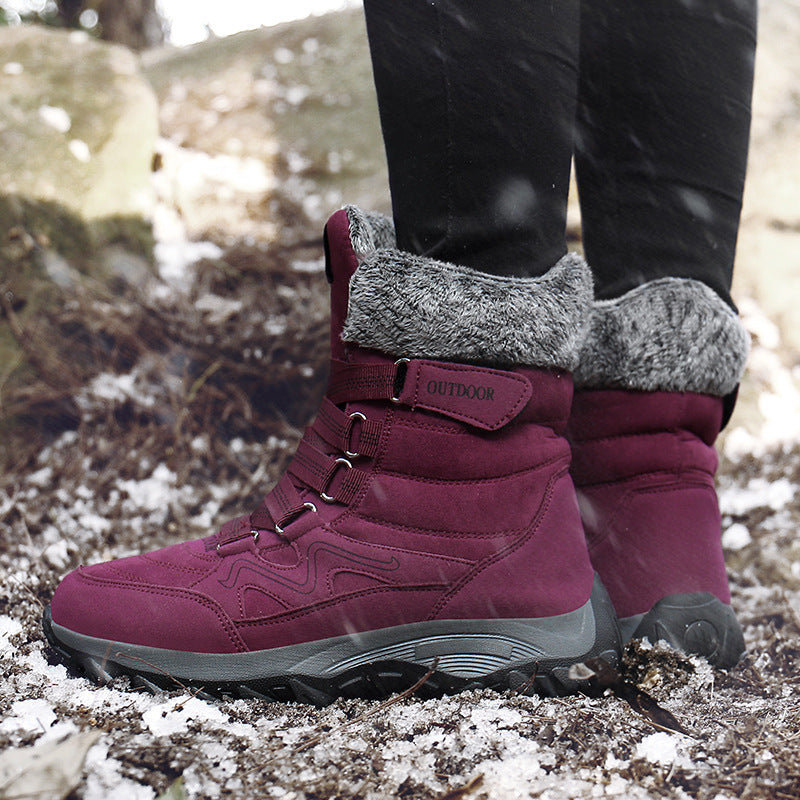 Bottes d'hiver confortables pour femmes avec doublure isolante Chic und Stil