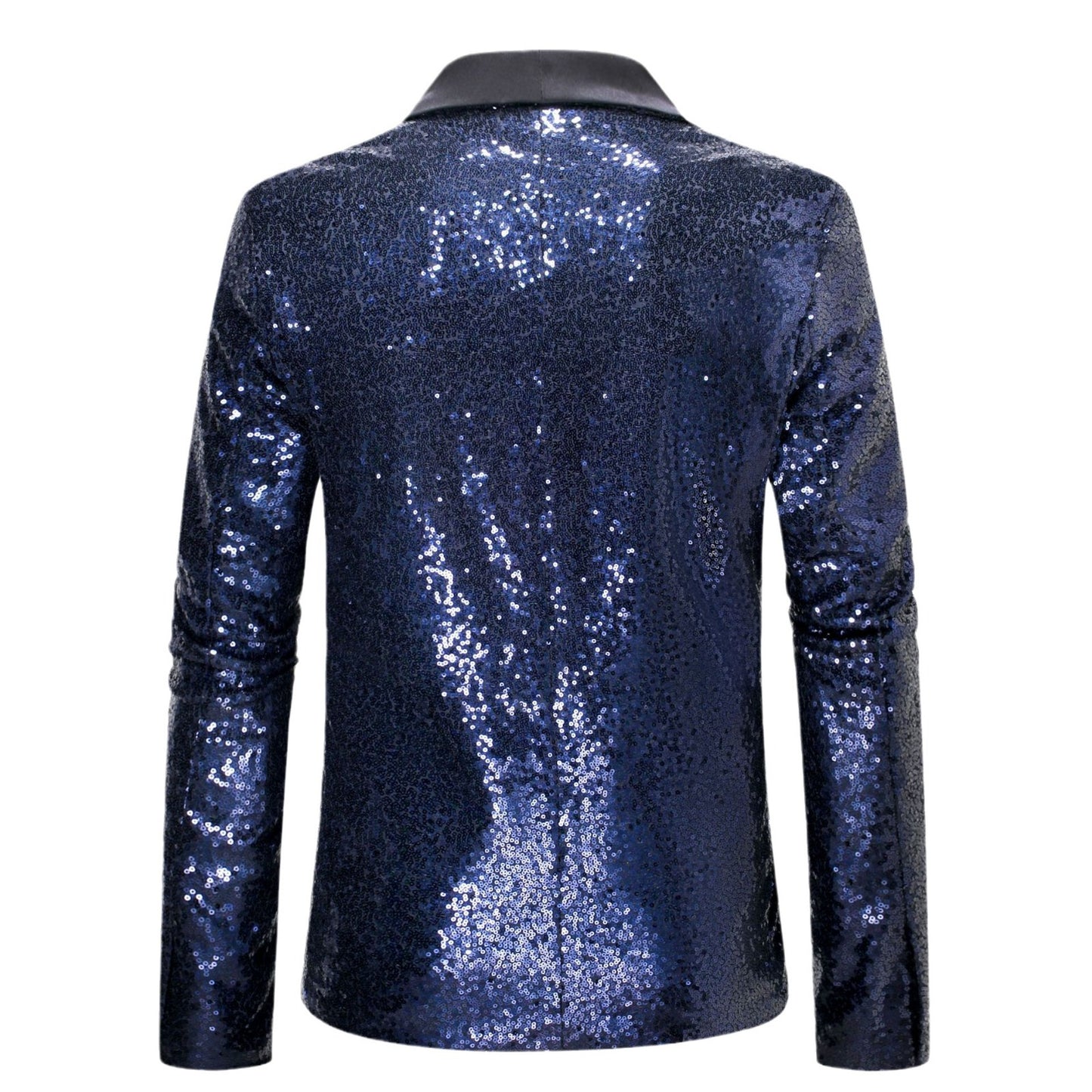 Blazer élégant pour hommes en sequins avec une coupe moderne et des accents scintillants Chic und Stil