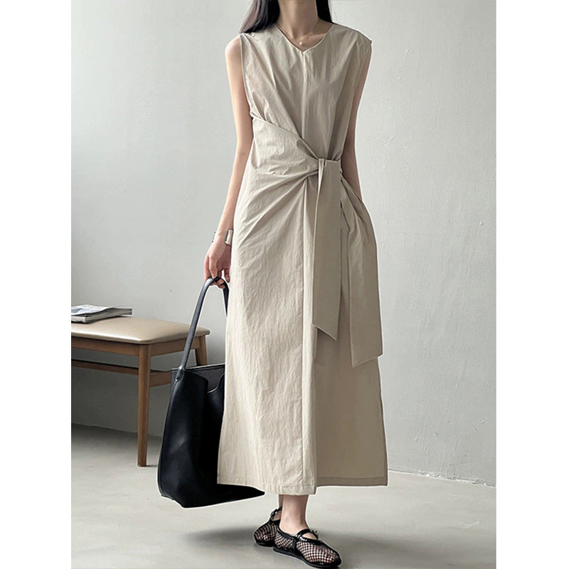 Robe Maxi Ceinturée pour Femmes Chic und Stil