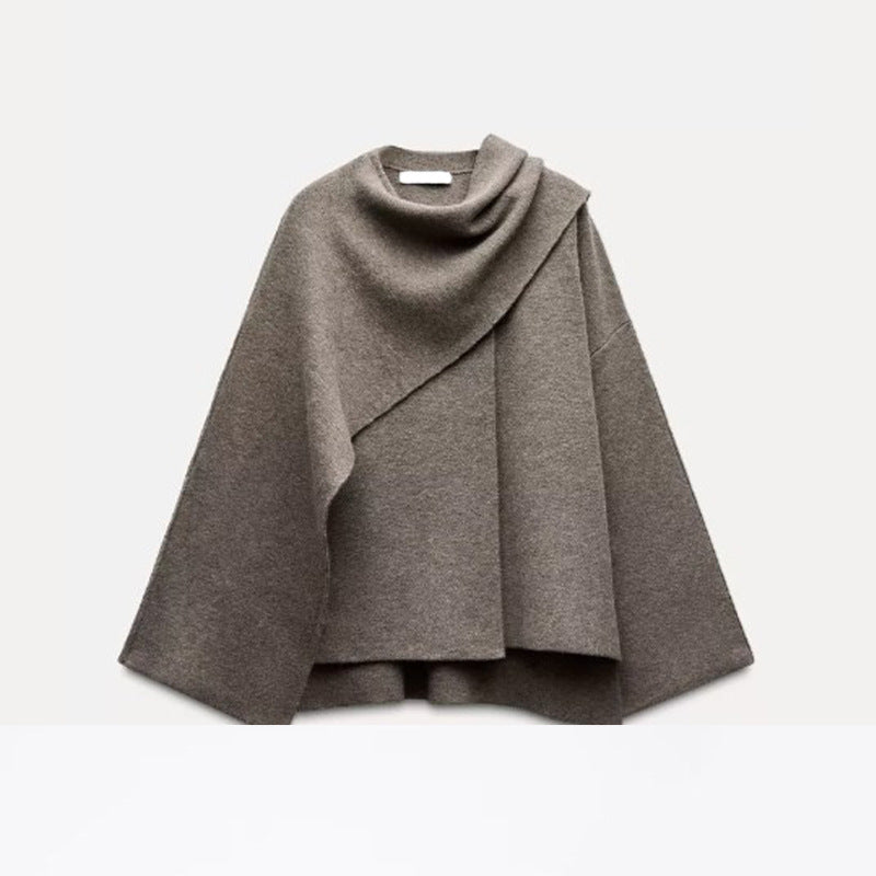 Ladies Oversized Wool Jacket Chic and Style