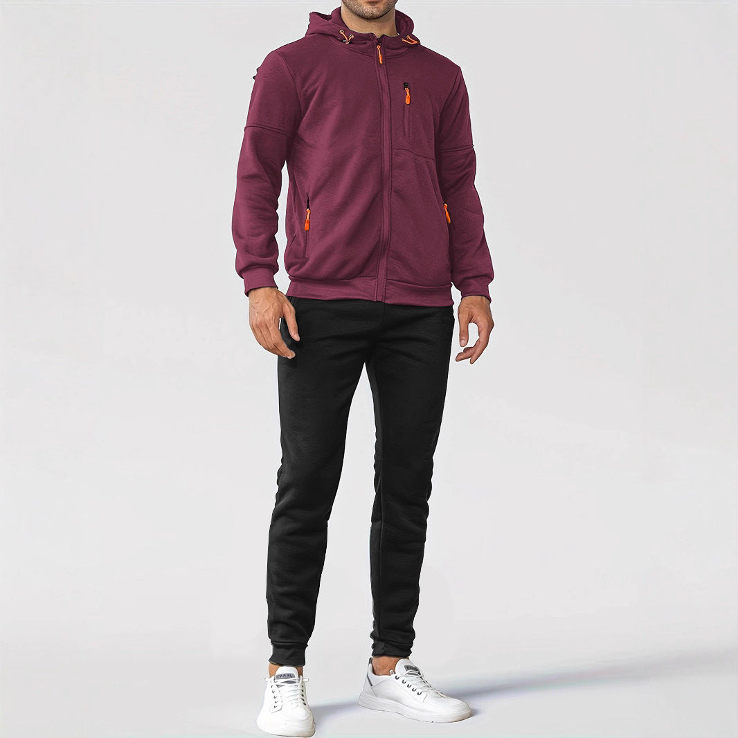 Veste en polaire sportive pour hommes avec poches zippées pratiques Chic und Stil