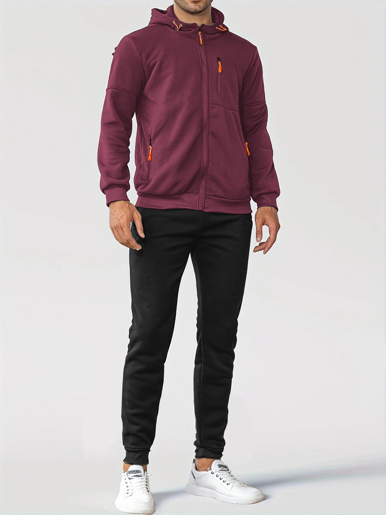 Veste en polaire sportive pour hommes avec poches zippées pratiques Chic und Stil