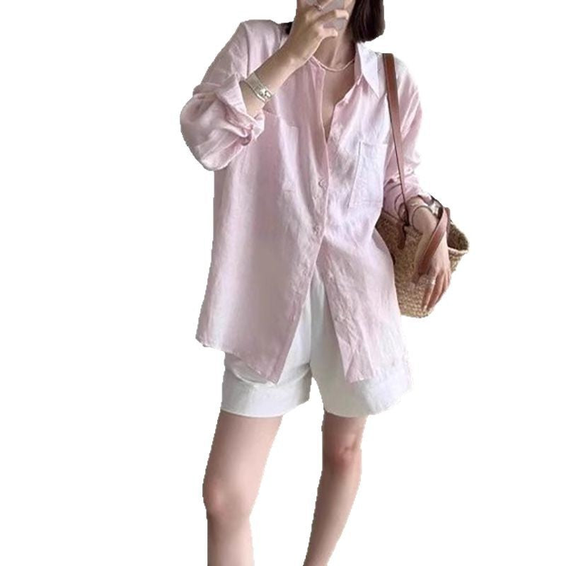 Chemise à boutons pour femmes, coupe décontractée oversize Chic und Stil
