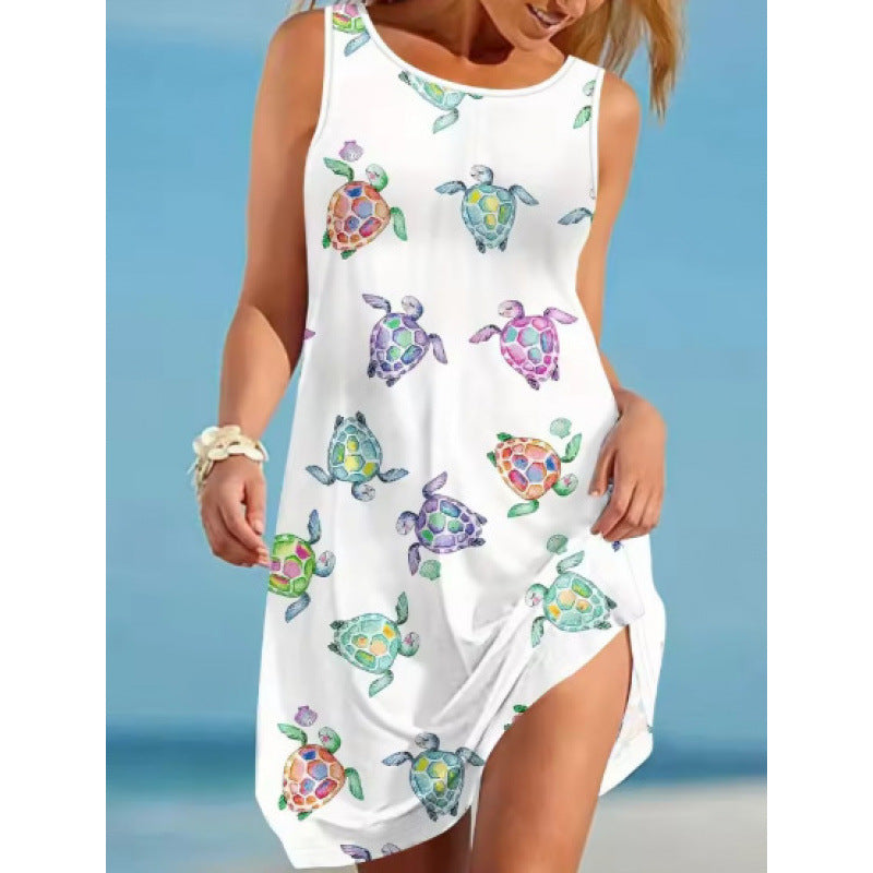 Robe shift sans manches décontractée pour femmes Chic und Stil