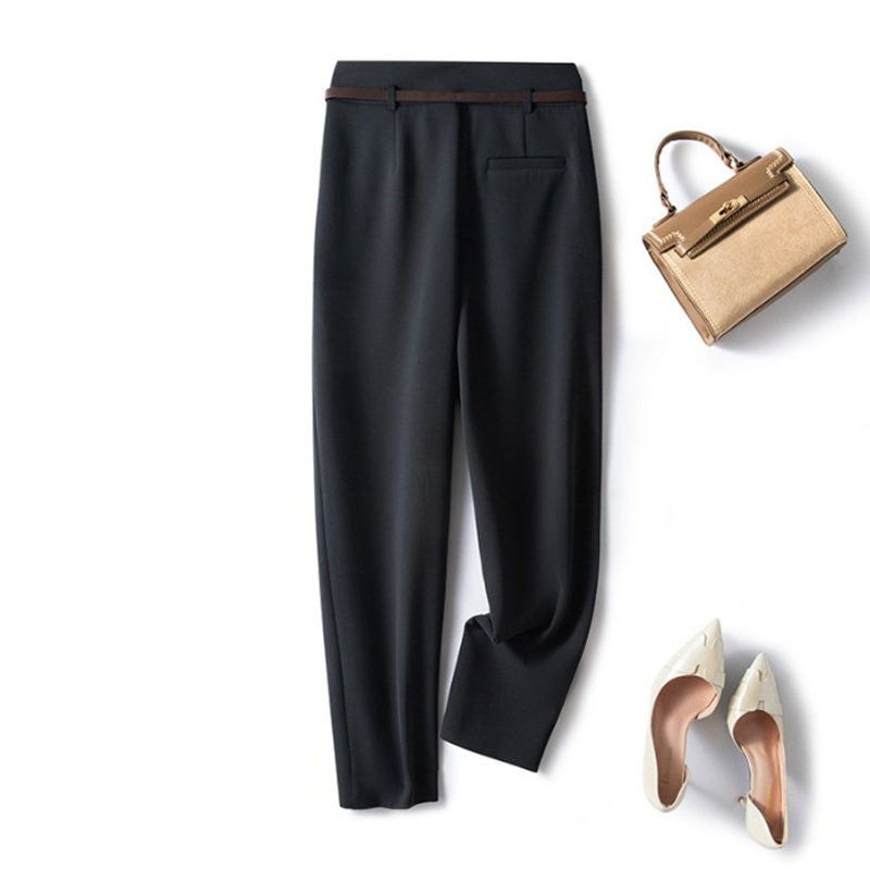 Pantalons cintrés taille haute pour femmes Chic und Stil 1750846601