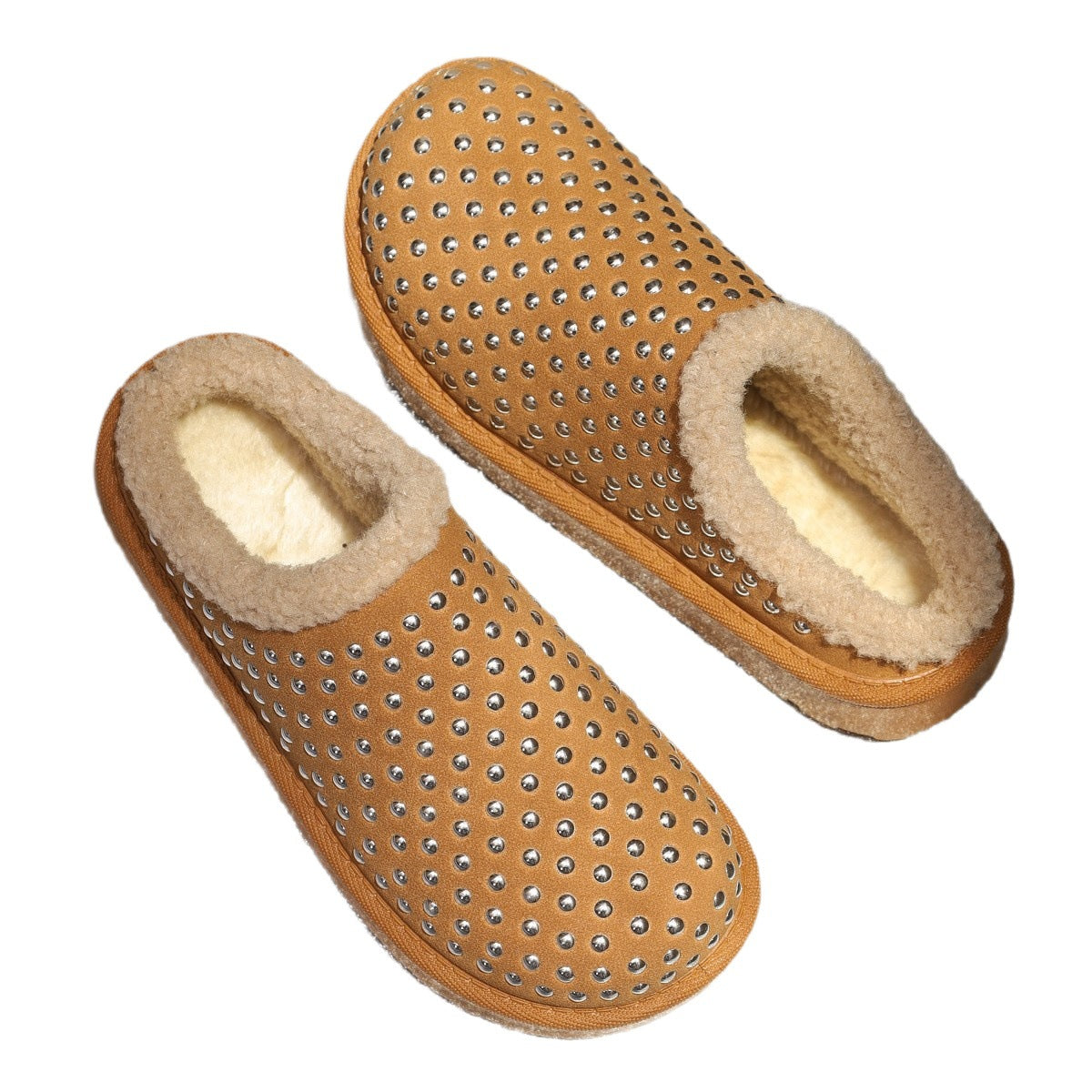 Chaussons pour femmes avec des accents scintillants et une doublure douillette Chic und Stil