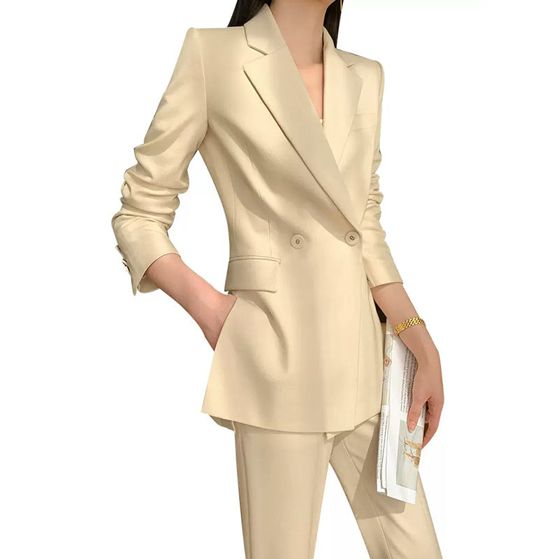 Veste de costume double boutonnage pour femmes Chic und Stil