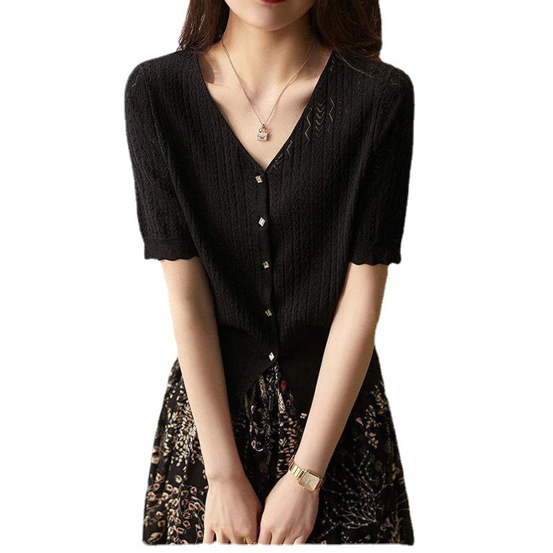 T-shirt à manches courtes pour femmes Chic und Stil