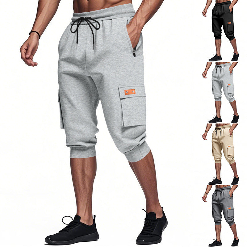 Pantalons cargo stylés pour hommes avec jambes courtes et poches pratiques Chic und Stil