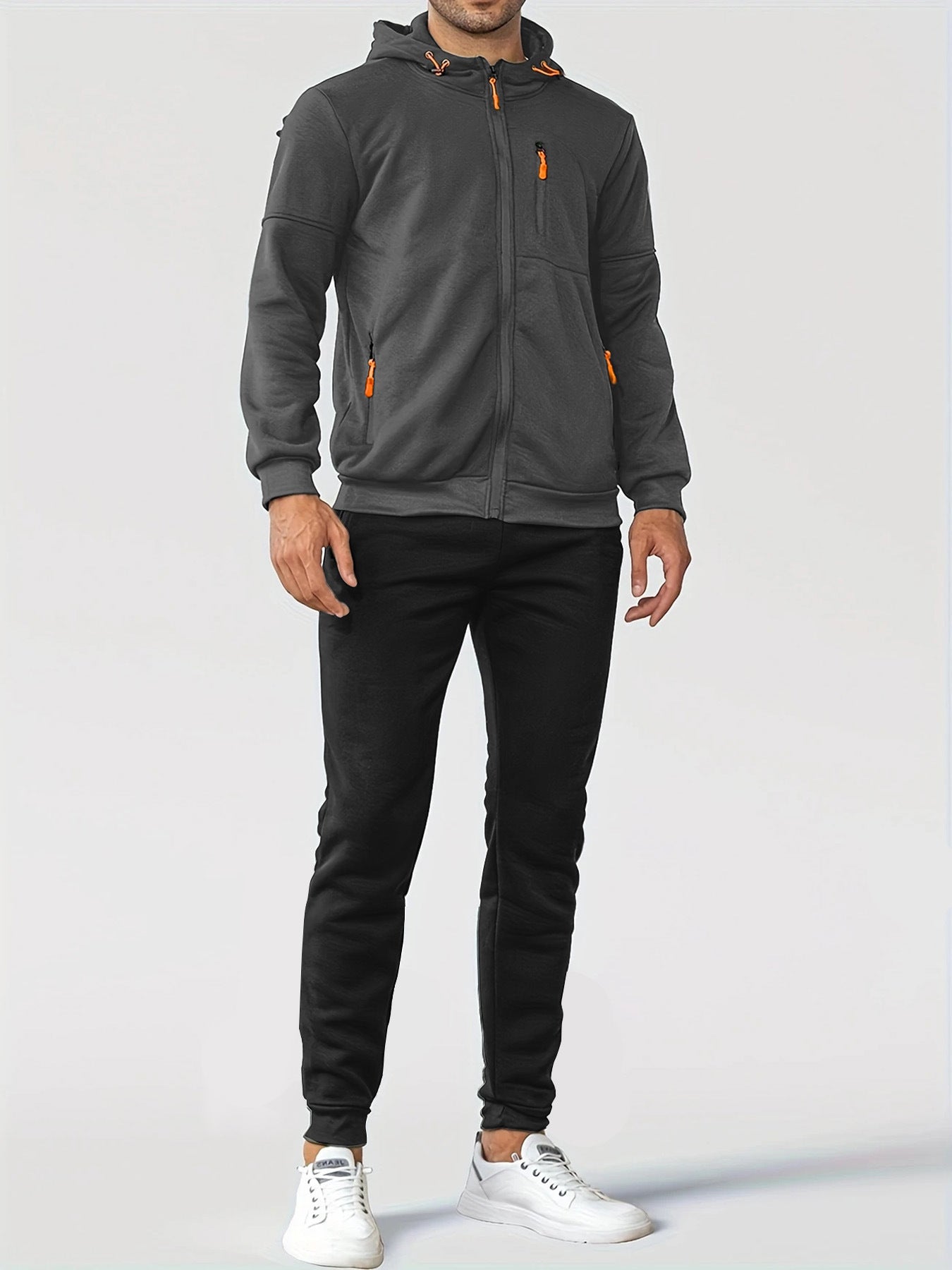 Veste en polaire sportive pour hommes avec poches zippées pratiques Chic und Stil