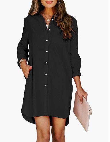 Robe chemise élégante pour dames Chic und Stil