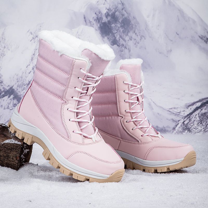 Bottes d'hiver pour dames avec doublure chaude et semelle antidérapante Chic und Stil