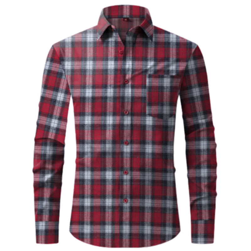 Chemise à carreaux pour hommes Chic und Stil