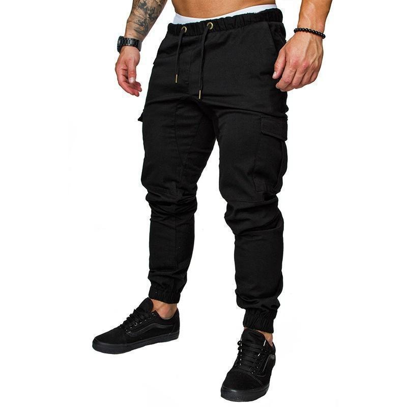 Pantalon de jogging cargo pour hommes avec poches latérales pratiques et taille élastique Chic und Stil
