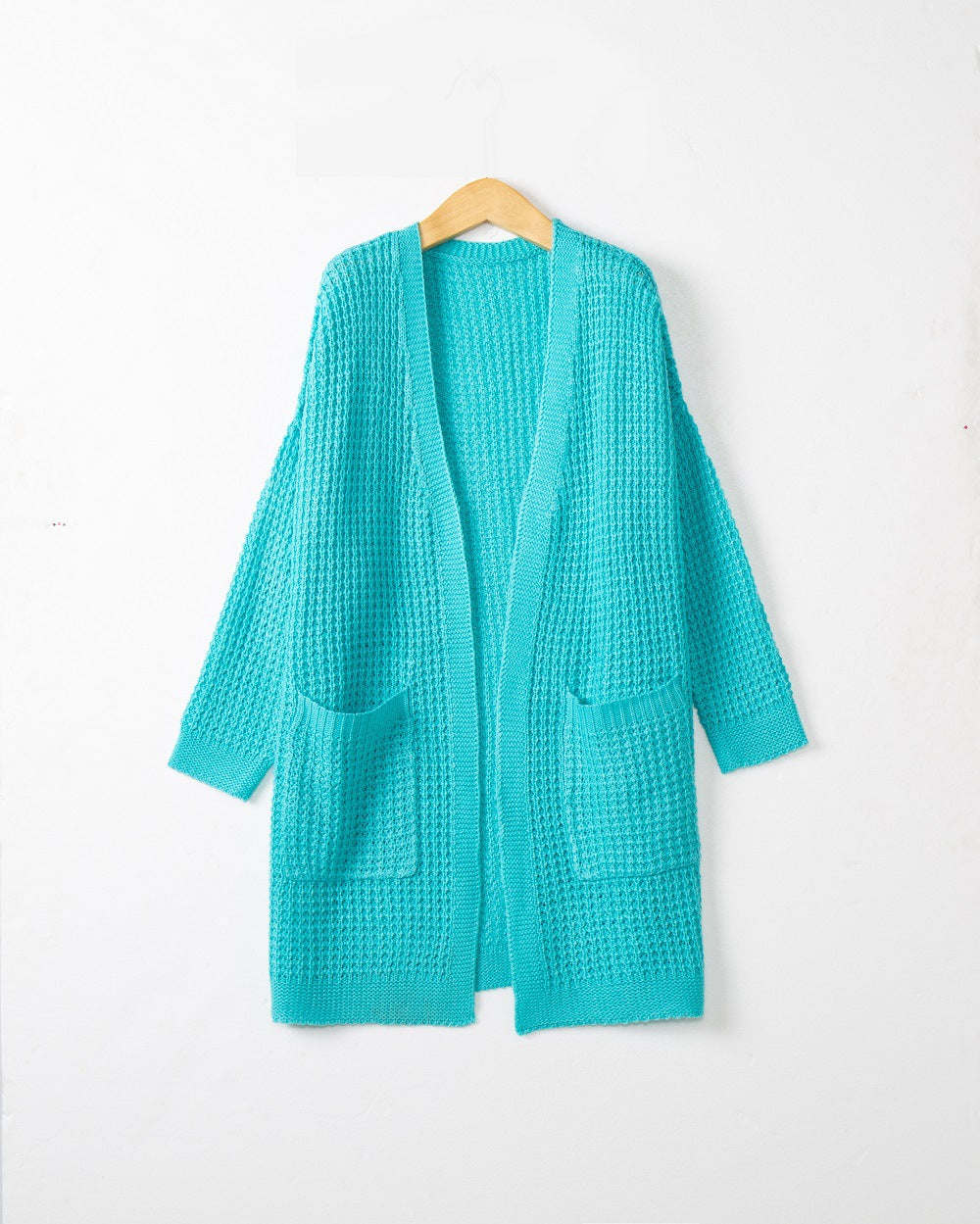 Cardigan en tricot décontracté pour femmes avec poches et coupe ouverte Chic und Stil