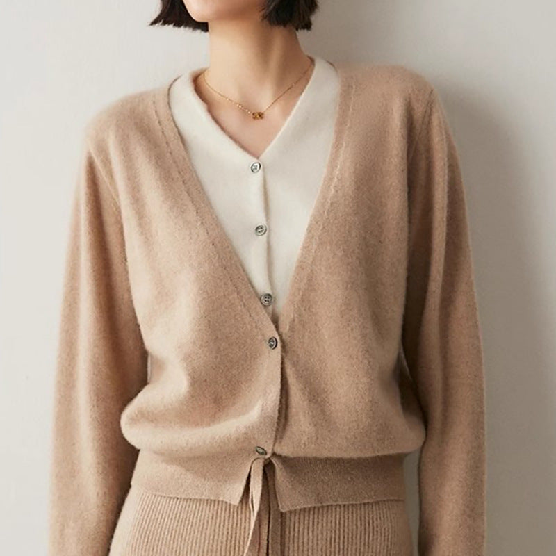 Cardigan doux en tricot pour femmes Chic und Stil