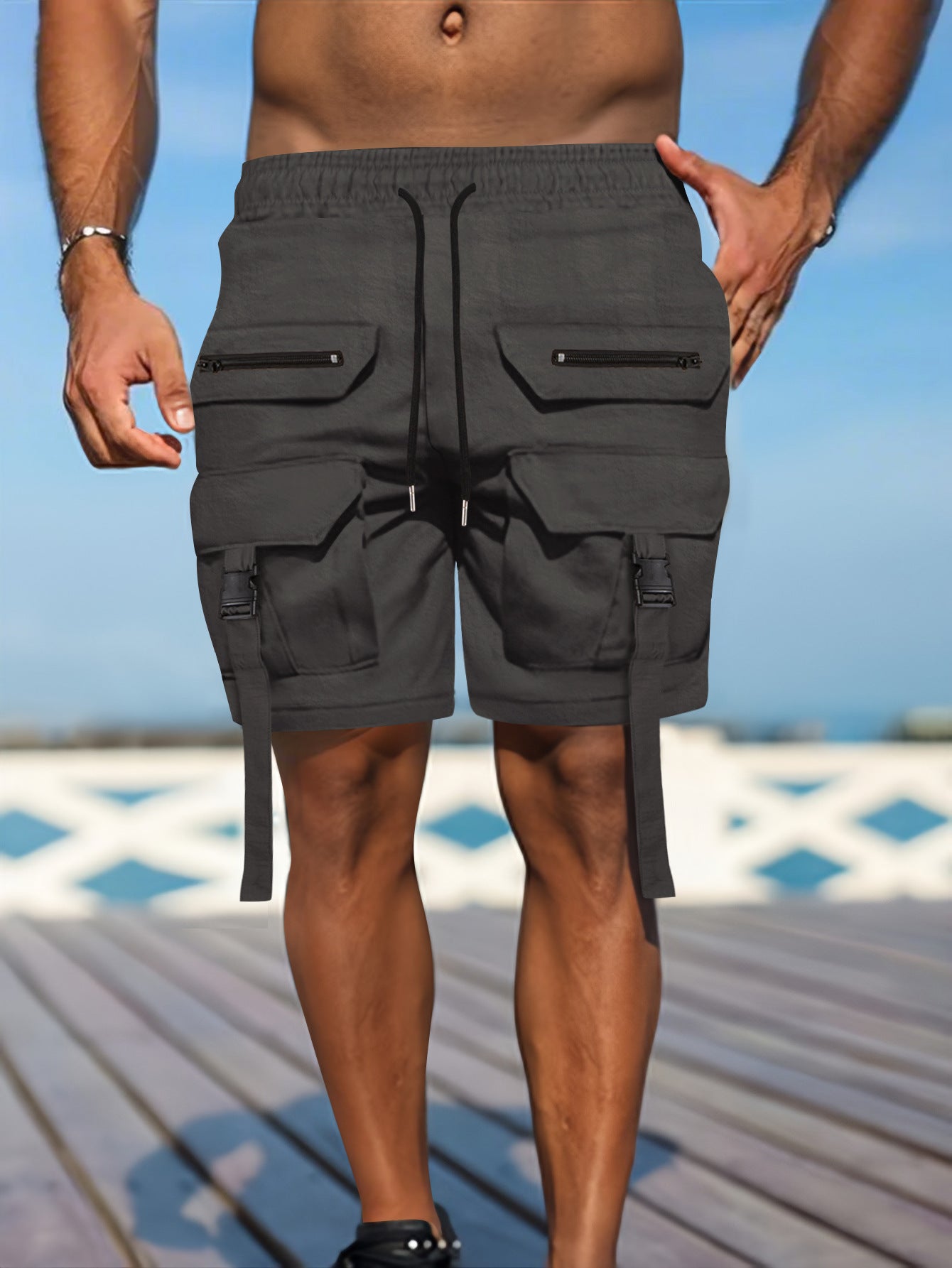 Shorts Utility Style Cargo Pour Hommes Chic und Stil