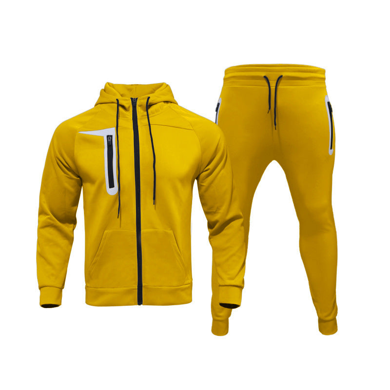 Veste de sport pour hommes avec matériau fonctionnel respirant et poches zippées pratiques Chic und Stil