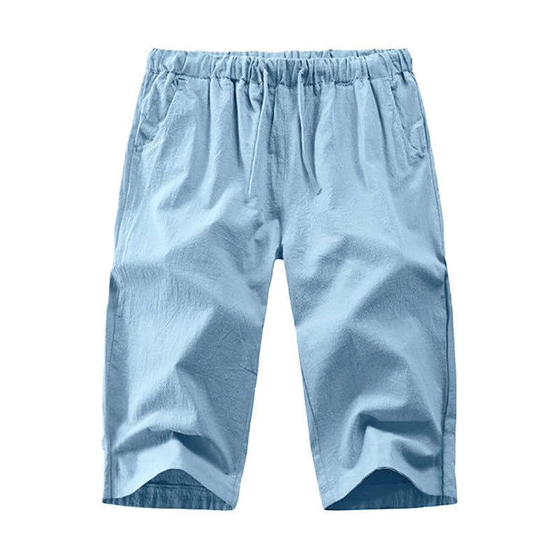 Pantalons de loisirs légers pour hommes avec taille élastique et poches latérales pratiques Chic und Stil