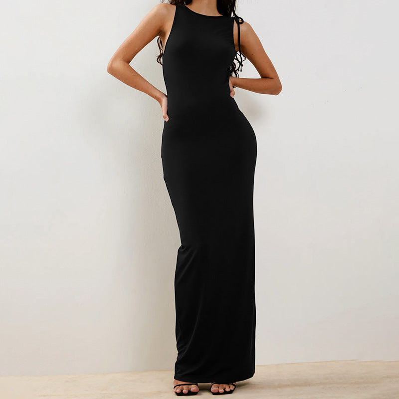 Robe Maxi Slip Femme Chic und Stil