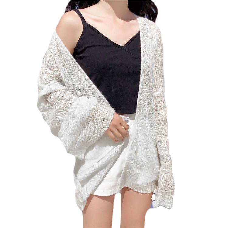 Cardigan en maille décontracté pour femmes avec une ouverture à l'avant et des manches larges Chic und Stil