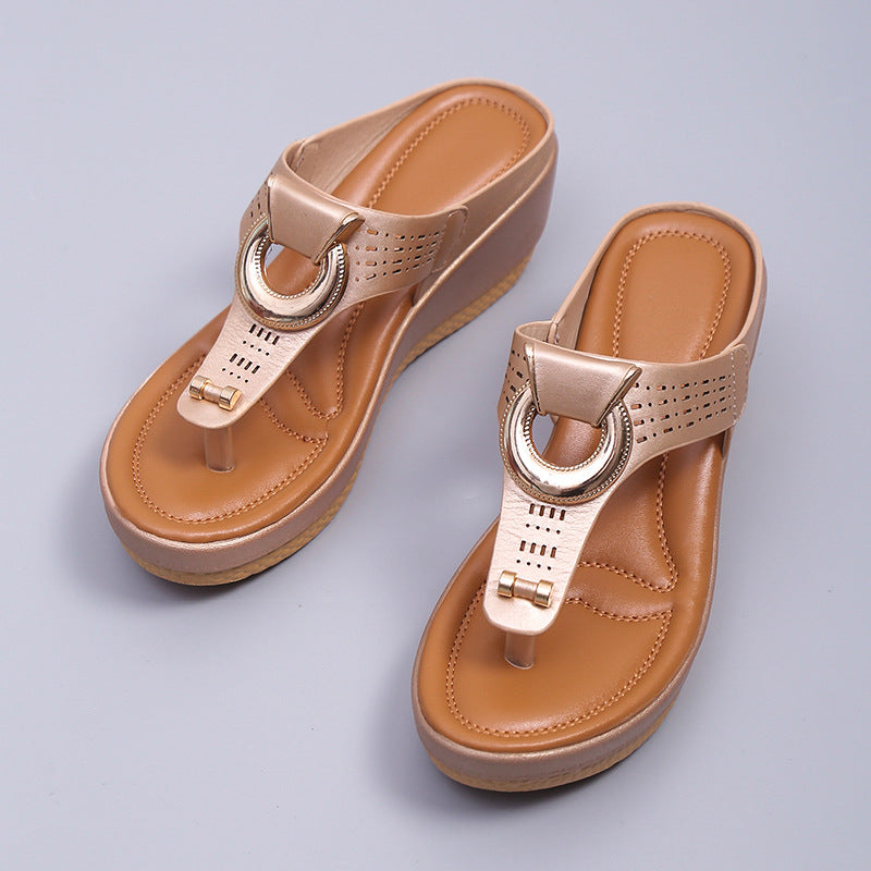 Mode Femme Sandales Compensées Chic und Stil