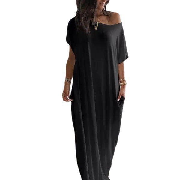 Robe maxi décontractée pour femmes avec coupe ample et poches pratiques Chic und Stil