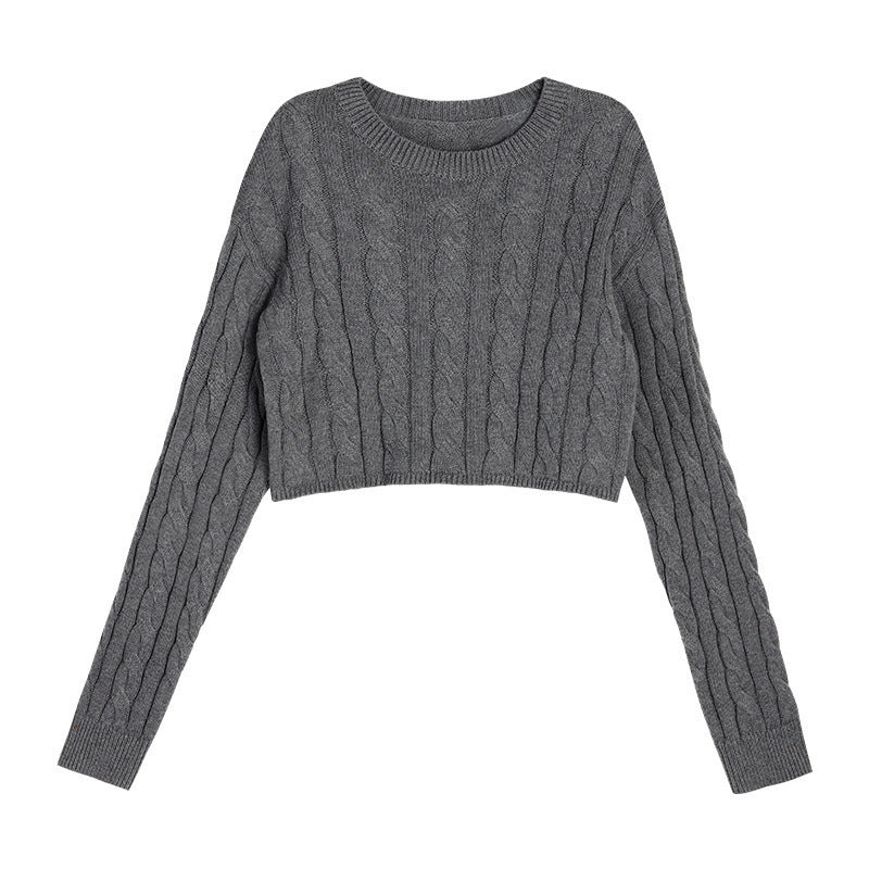 Pull-over en tricot épais pour femmes avec motif texturé et coupe décontractée Chic und Stil