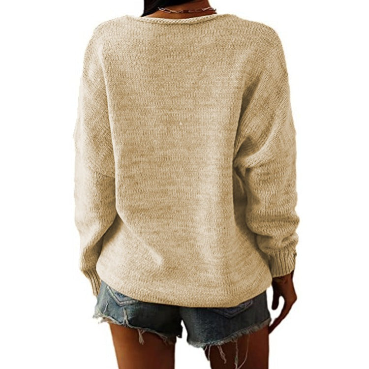 Pull en tricot décontracté pour femmes Chic und Stil