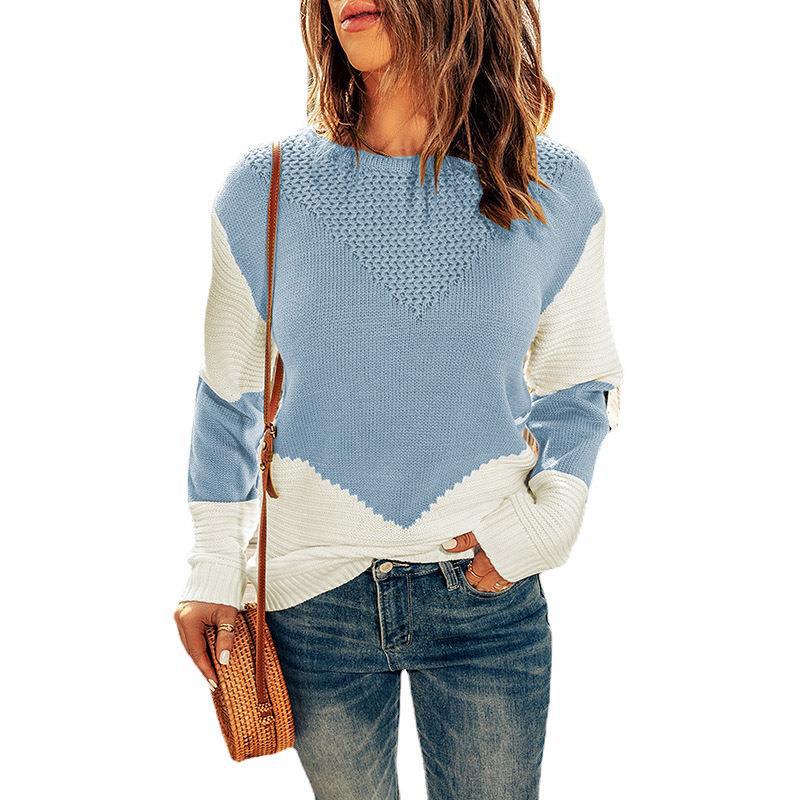 Pull femme avec des motifs géométriques Chic und Stil