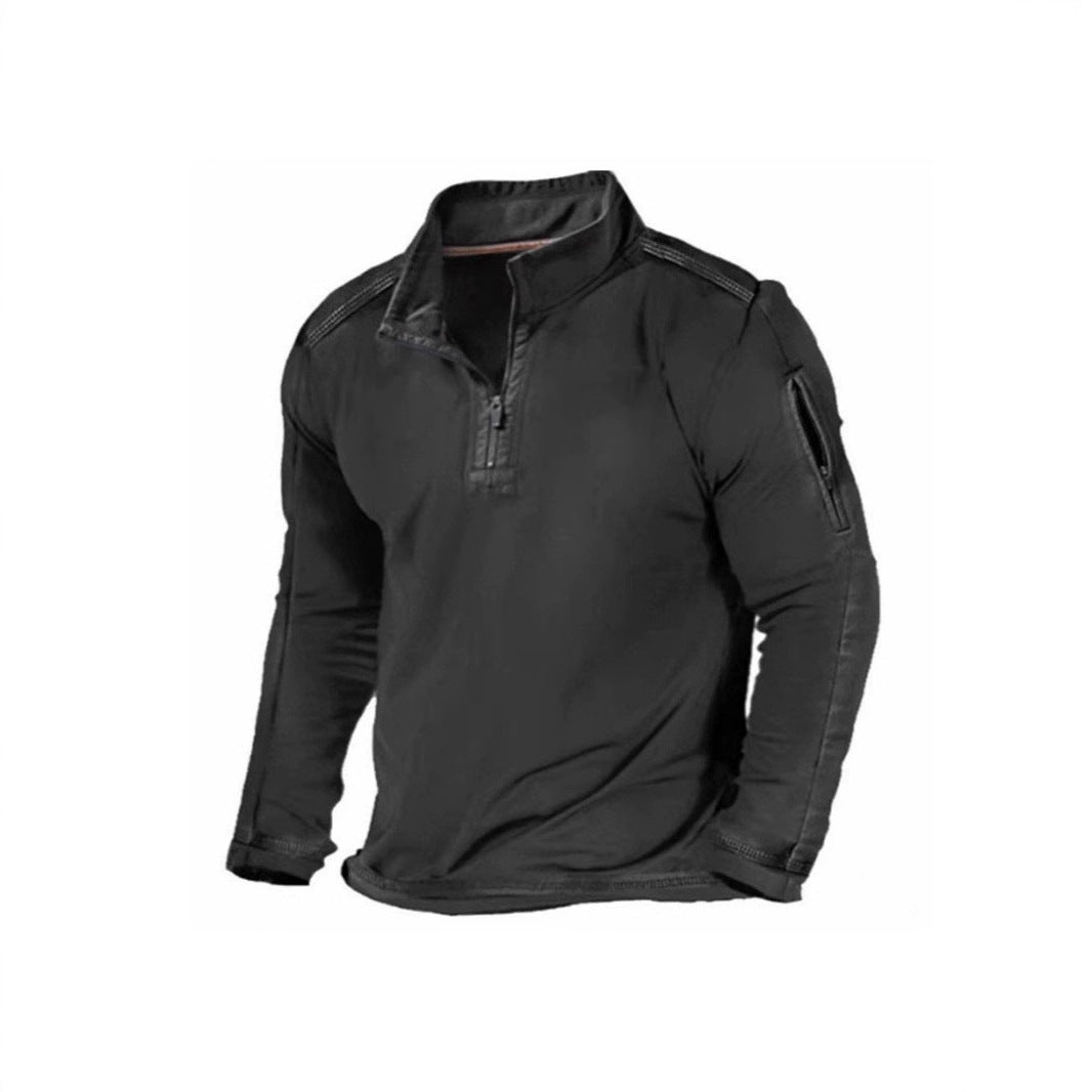 Pull fonctionnel pour hommes avec demi-fermeture éclair et poches pratiques Chic und Stil