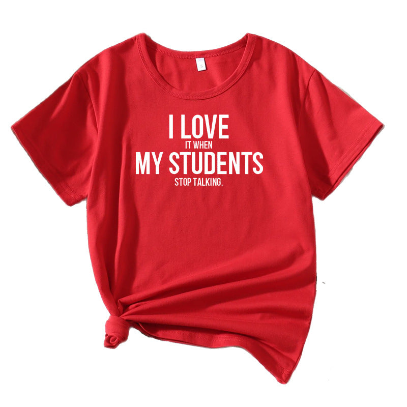 T-shirt humor enseignant de loisirs pour femmes Chic und Stil