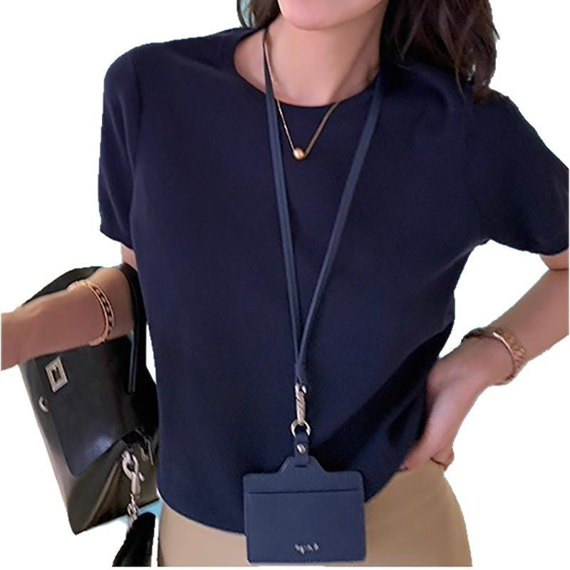 T-shirt décontracté femme Chic und Stil